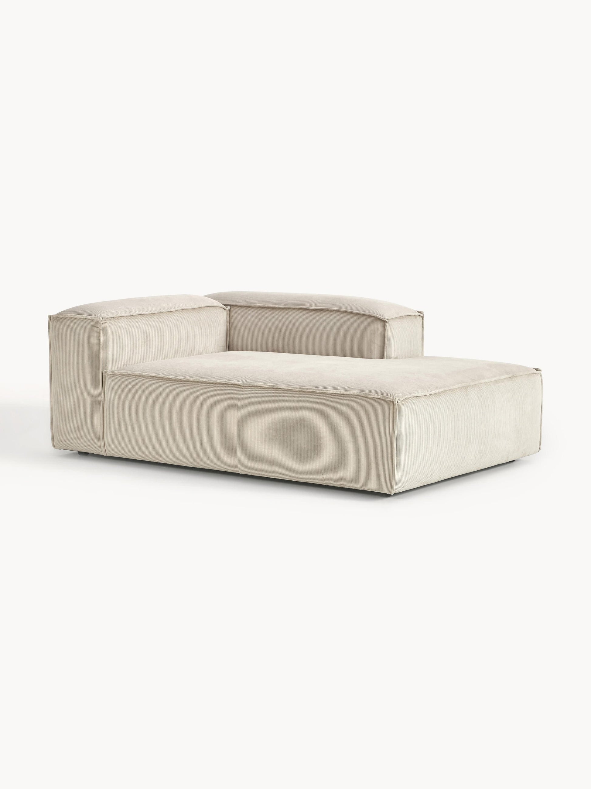 Lux Lennon Ottoman Corner Unit in Corduroy