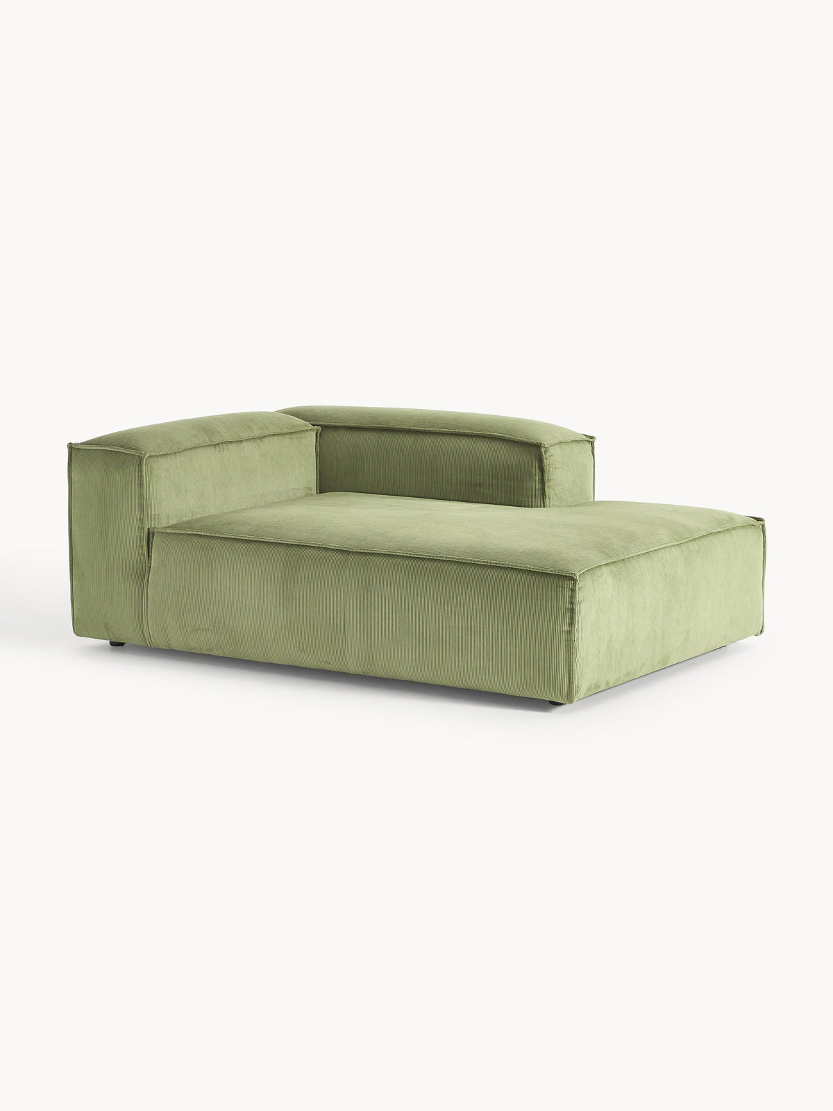 Lux Lennon Ottoman Corner Unit in Corduroy