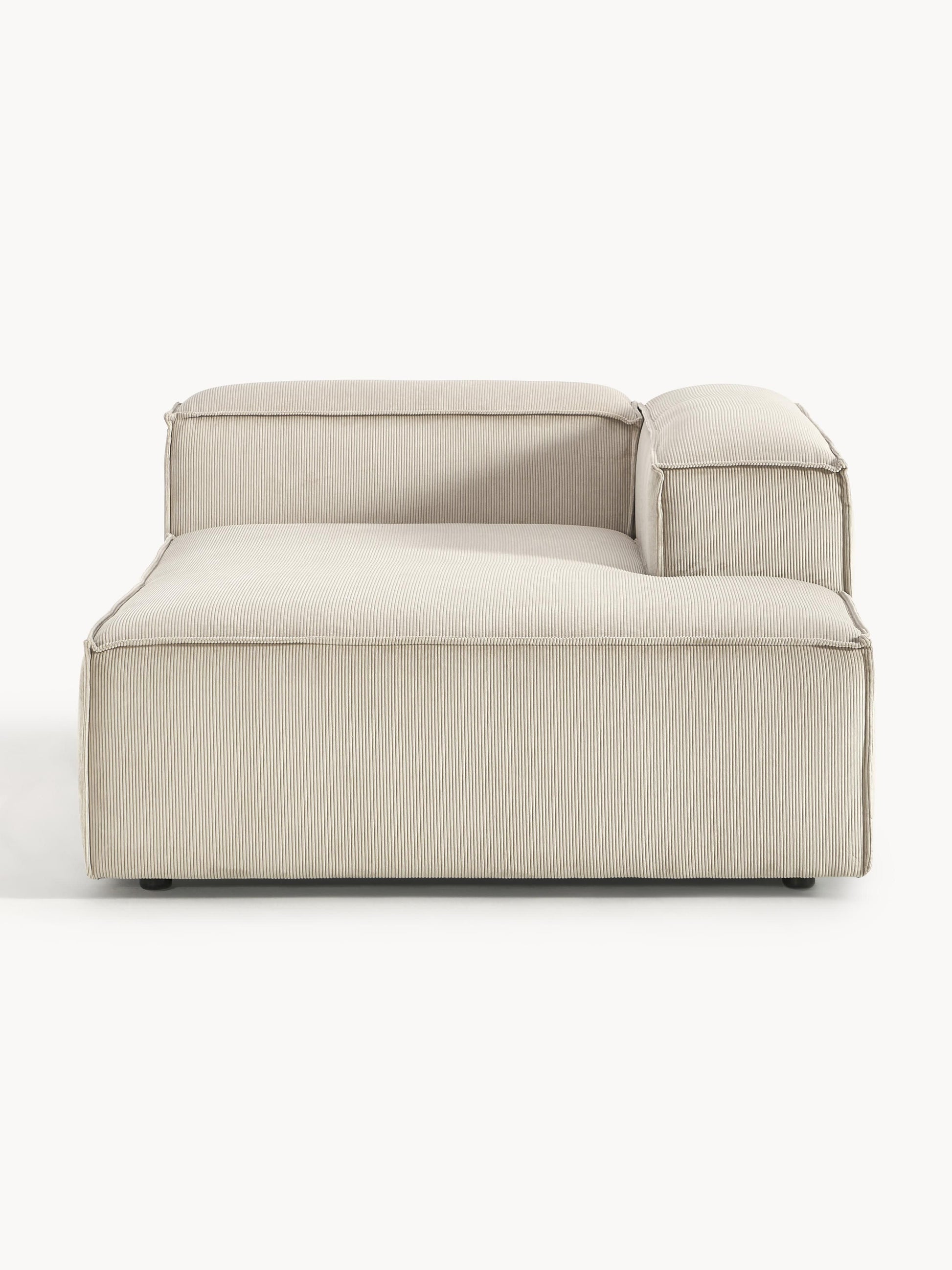 Lux Lennon Ottoman Corner Unit in Corduroy