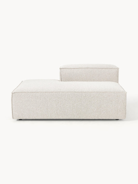 Lux Lennon Ottoman Unit in Bouclé