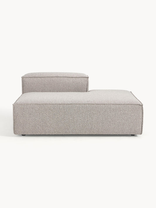 Lux Lennon Ottoman Unit in Bouclé
