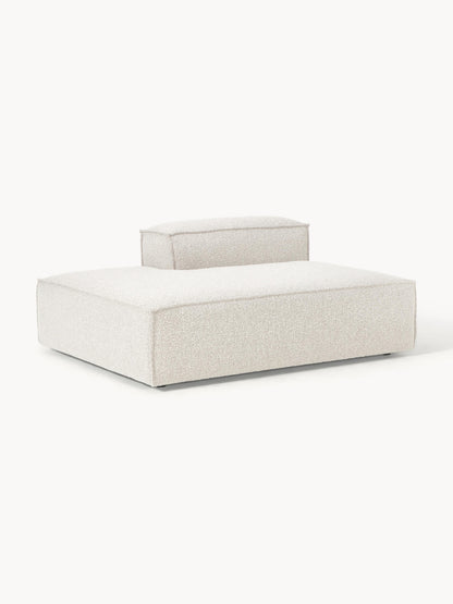 Lux Lennon Ottoman Unit in Bouclé