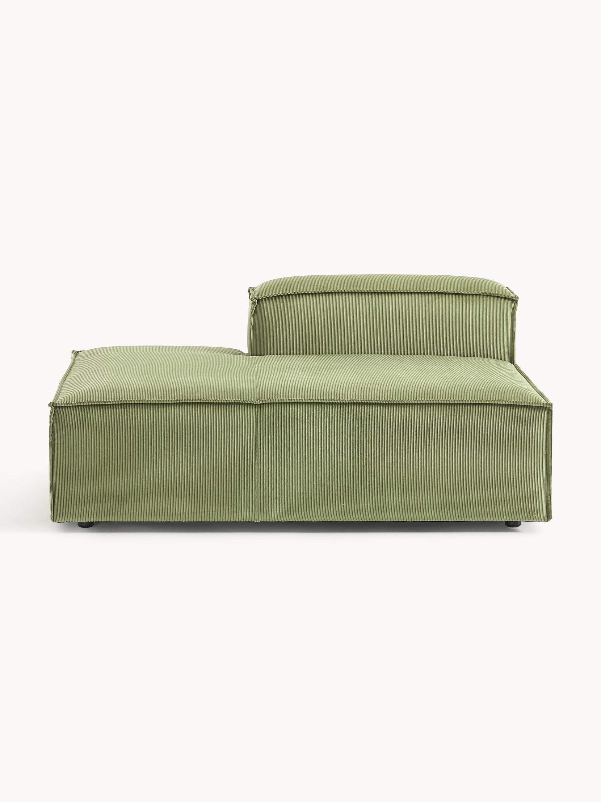 Lux Lennon Ottoman Unit in Corduroy