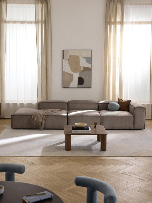 Lux Lennon Ottoman Unit in Corduroy