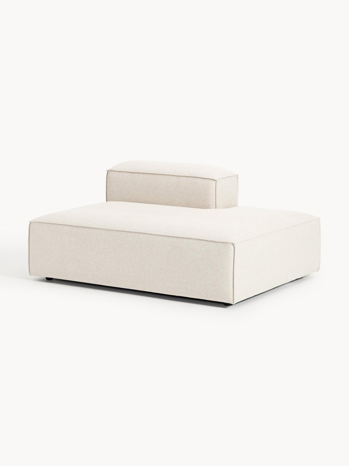 Lux Lennon Ottoman Unit in Linen Blend