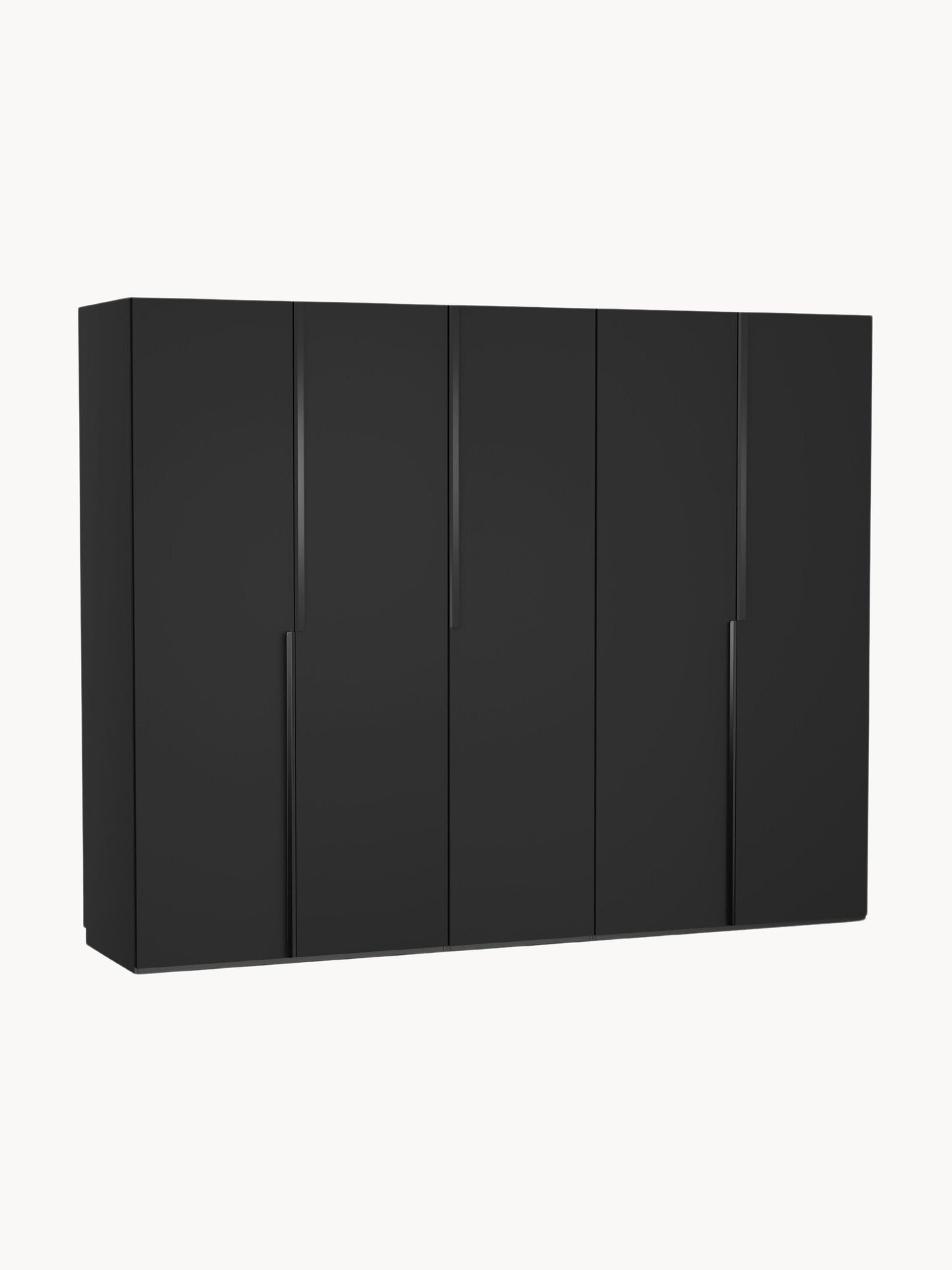 Lux Leon Modular Hinged-Door Wardrobe in Various Sizes, 250 cm Wide