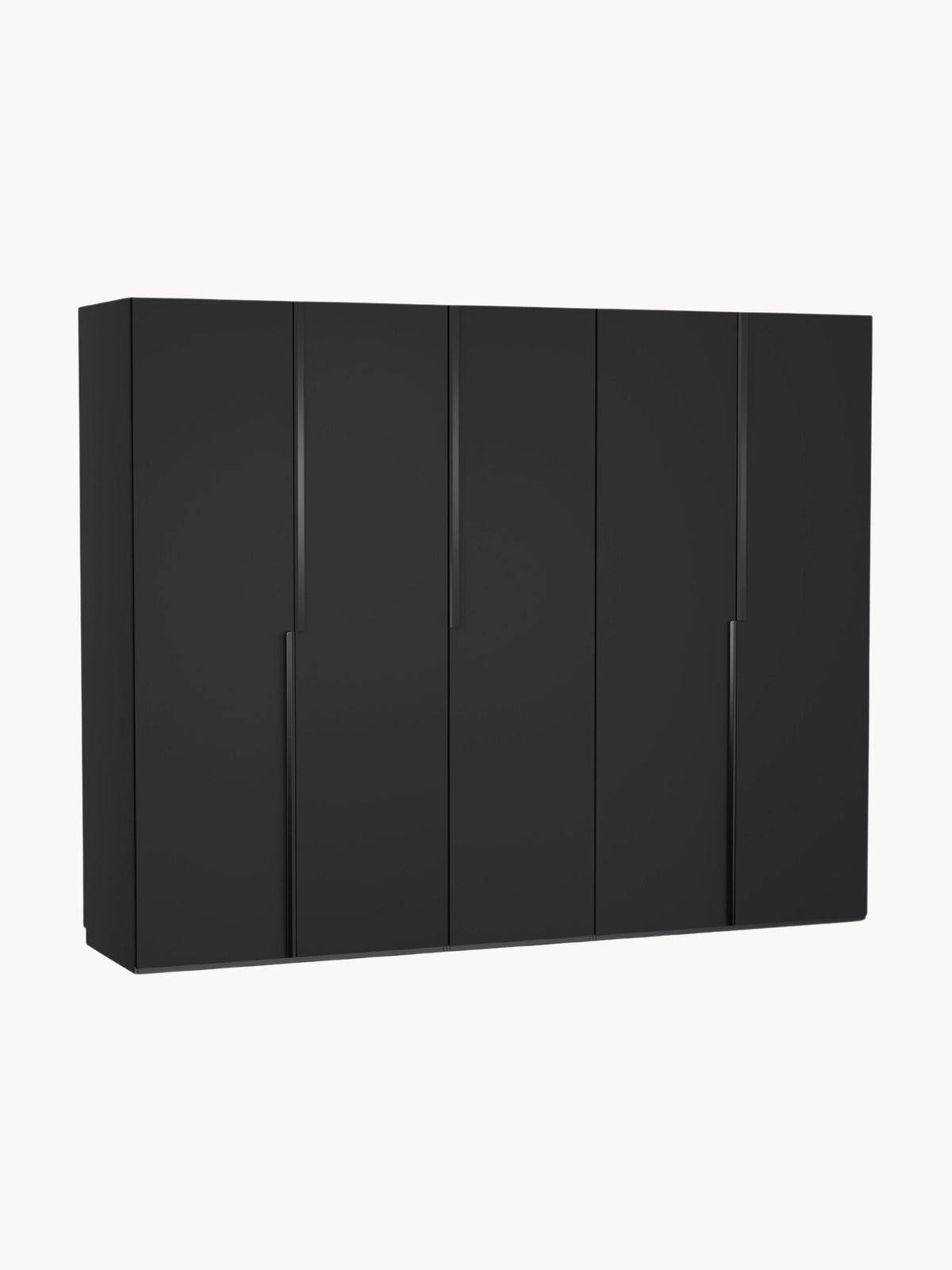 Lux Leon Modular Hinged-Door Wardrobe in Various Sizes, 250 cm Wide