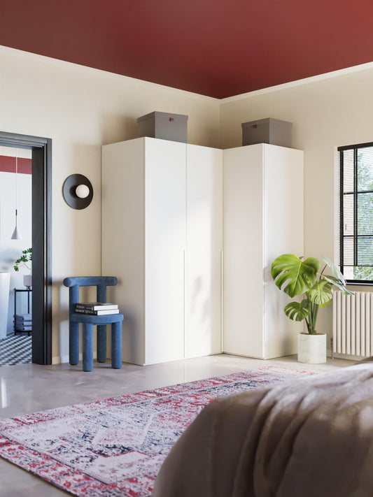 Lux Leon Modular Wardrobe for Corners, in Various Sizes, 165 cm Wide
