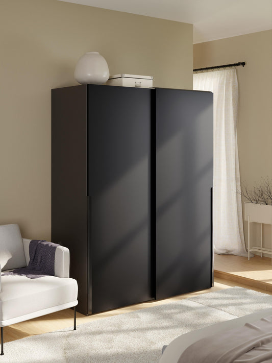 Lux Leon Modular Wardrobe with Sliding Doors, in Various Sizes, 150 cm Wide