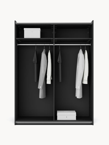 Lux Leon Modular Wardrobe with Sliding Doors, in Various Sizes, 150 cm Wide