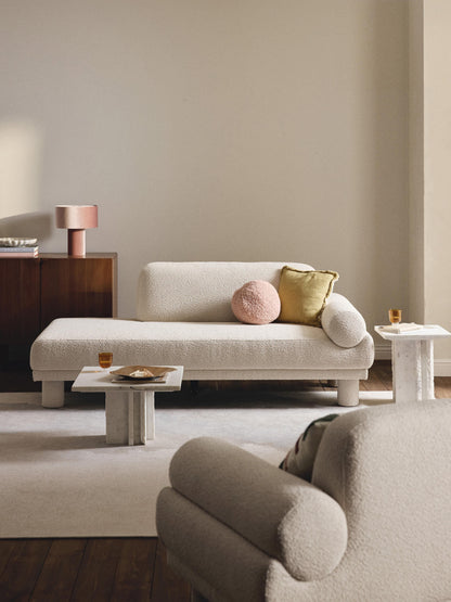 Lux Lilo Bouclé Footstool
