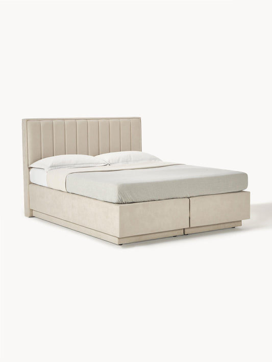 Lux Livia Bed (Box Spring) with Storage