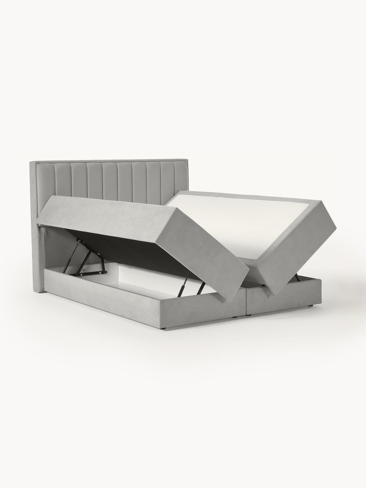 Lux Livia Bed (Box Spring) with Storage