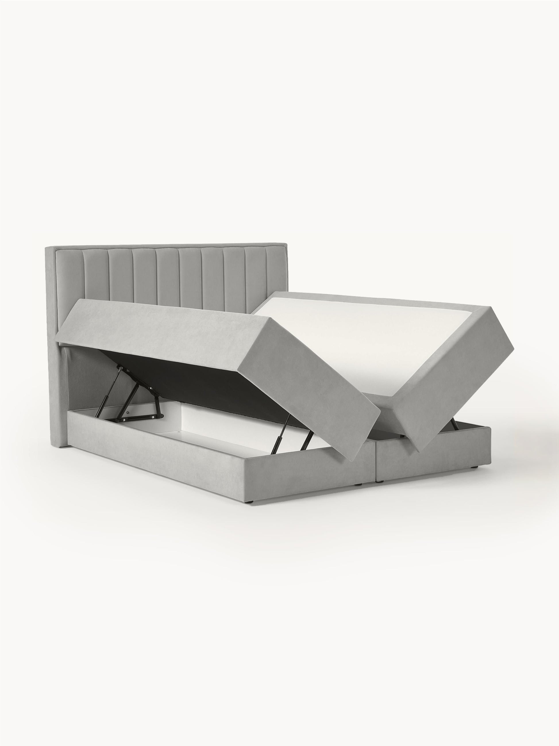 Lux Livia Bed (Box Spring) with Storage