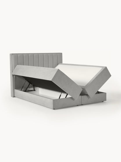 Lux Livia Bed (Box Spring) with Storage