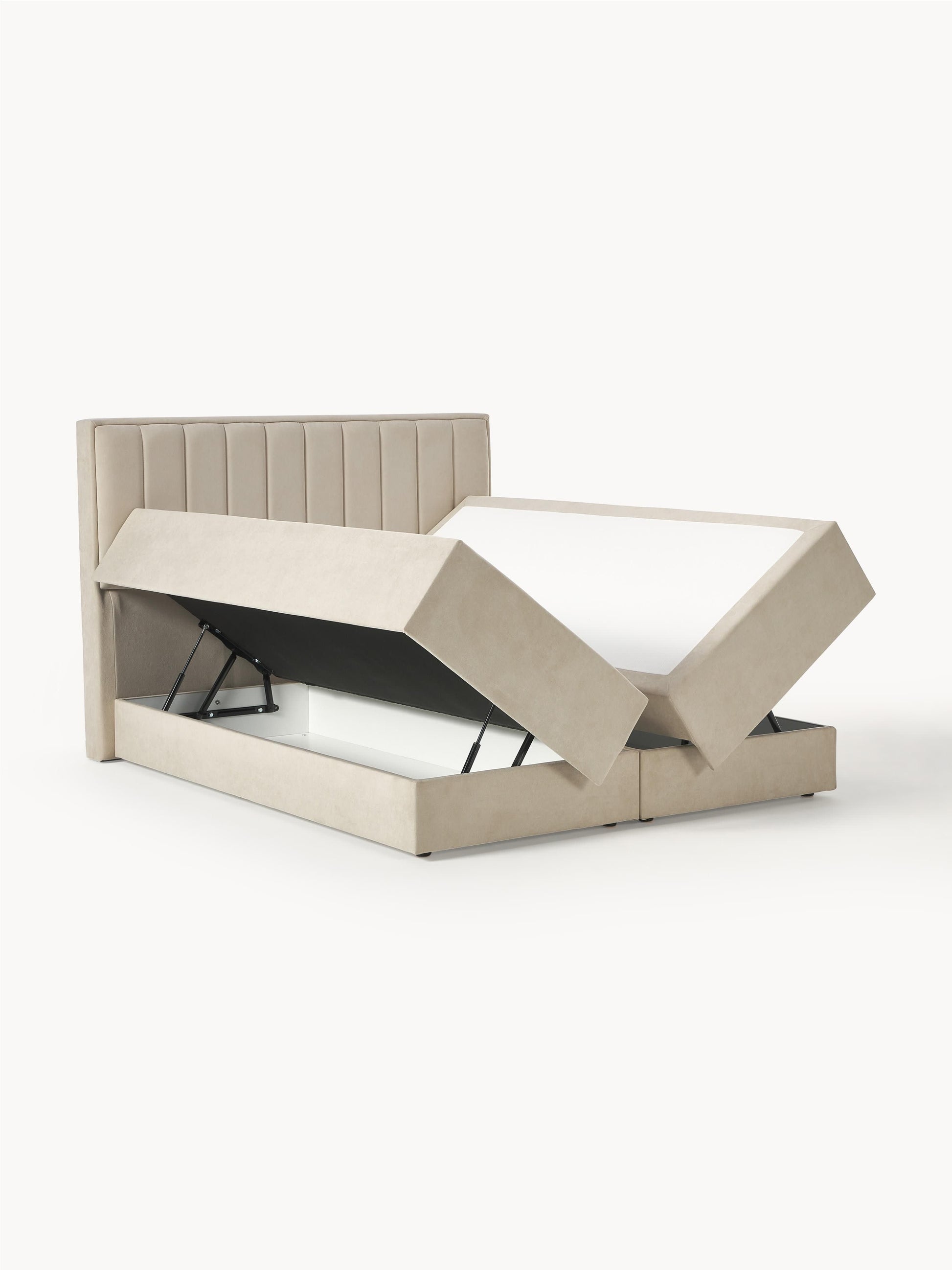 Lux Livia Bed (Box Spring) with Storage