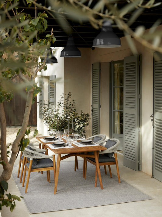 Lux Marc Garden Table Made from Acacia Wood, 180 x 90 cm