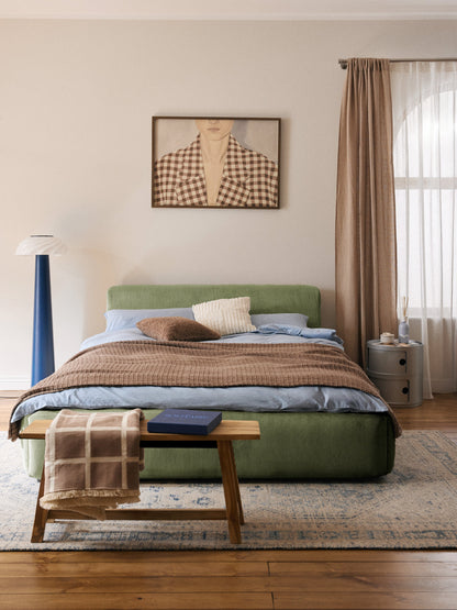 Lux Melva Bed with Upholstered Frame