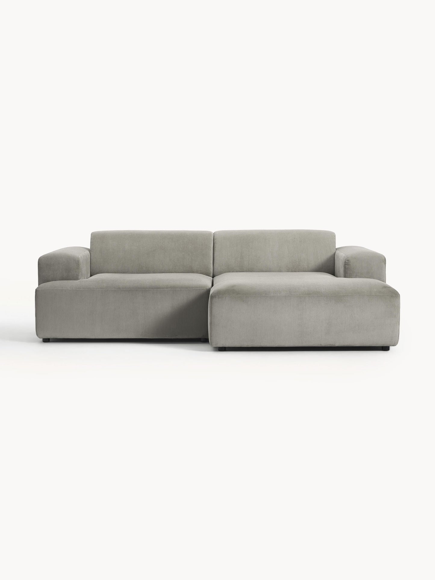 Lux Melva Corduroy Corner Couch (3-Seater)