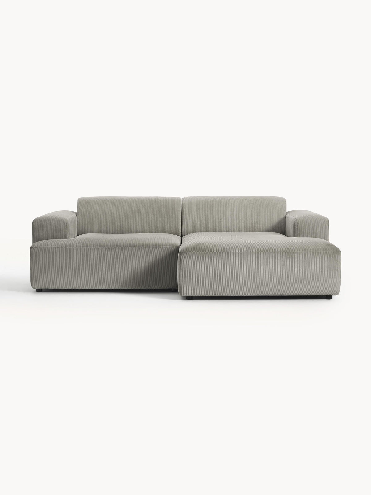 Lux Melva Corduroy Corner Couch (3-Seater)