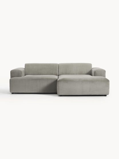 Lux Melva Corduroy Corner Couch (3-Seater)