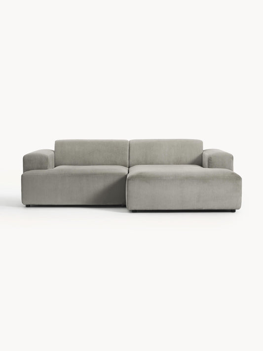 Lux Melva Corduroy Corner Couch (3-Seater)