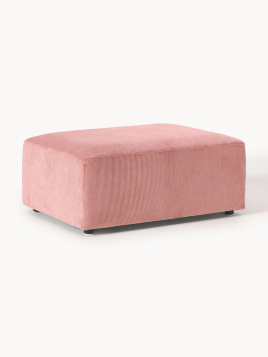 Lux Melva Corduroy Stool, Measuring W 99 x D 72 cm