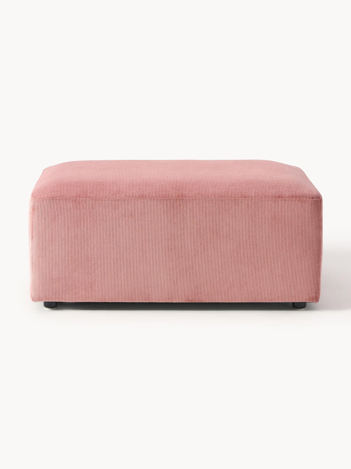 Lux Melva Corduroy Stool, Measuring W 99 x D 72 cm