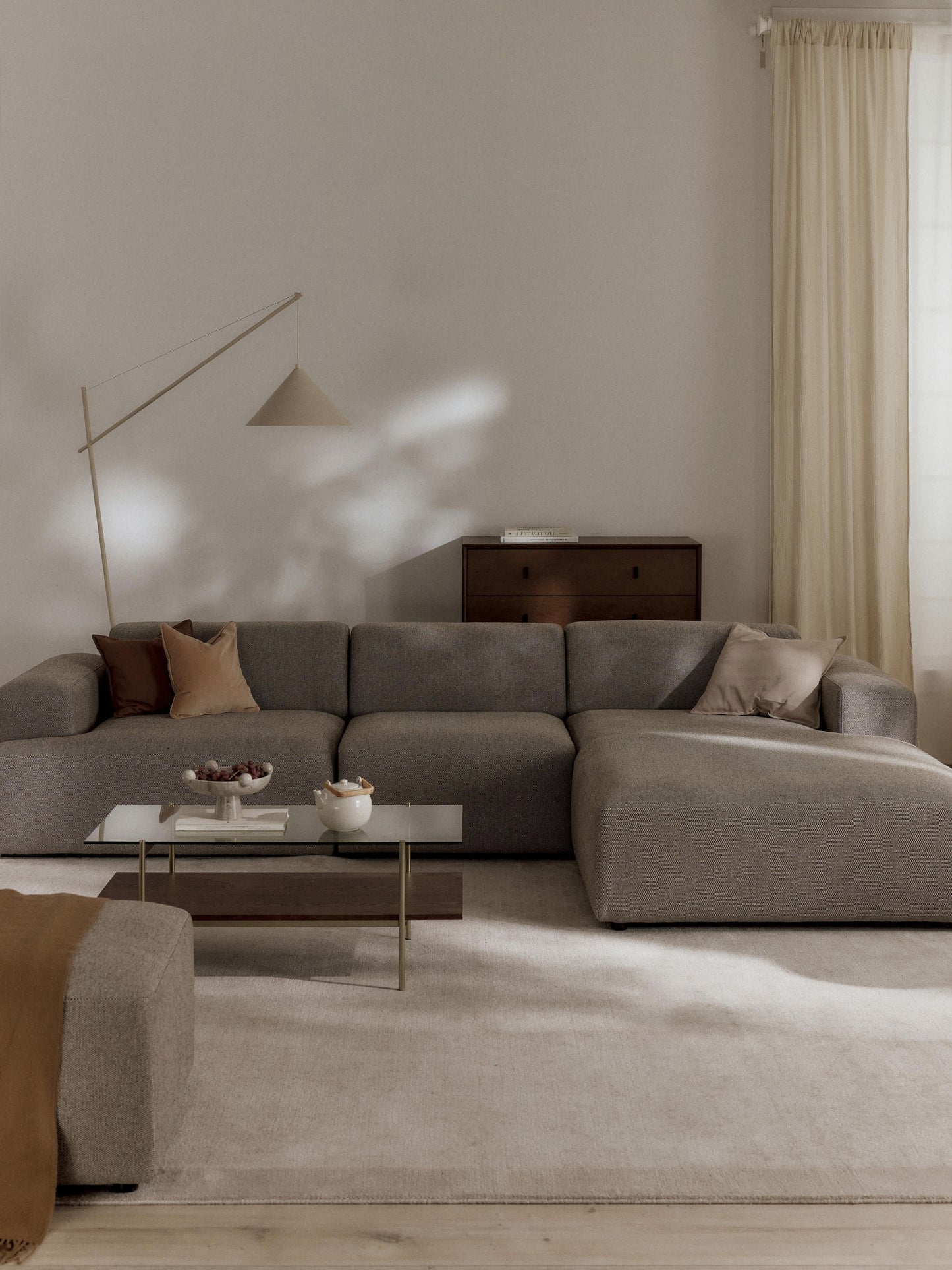 Lux Melva Corner Couch (4-Seater)