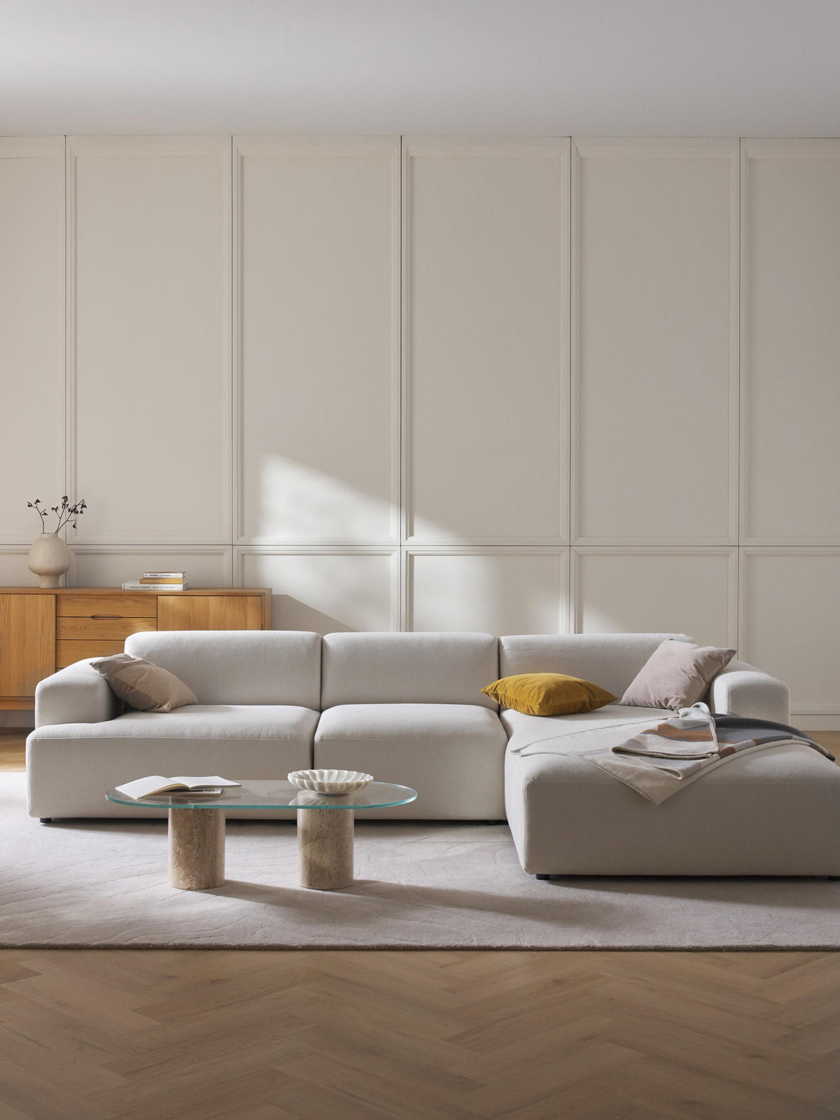 Lux Melva Corner Couch (4-Seater)