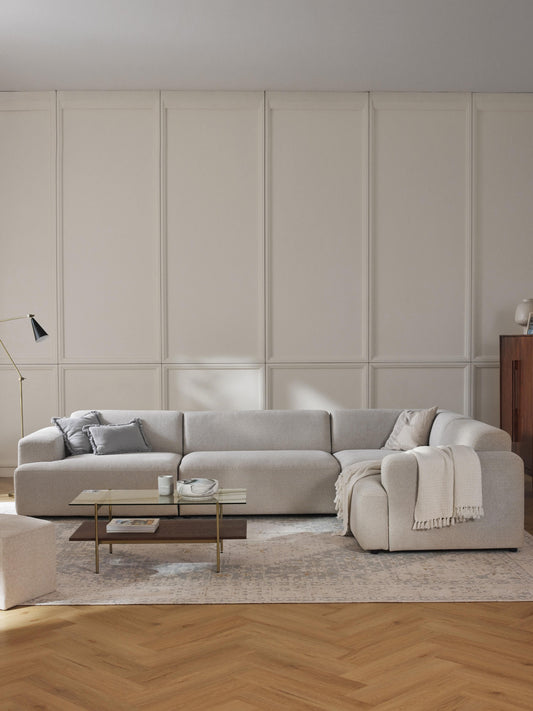 Lux Melva Large Corner Couch (4-Seater)