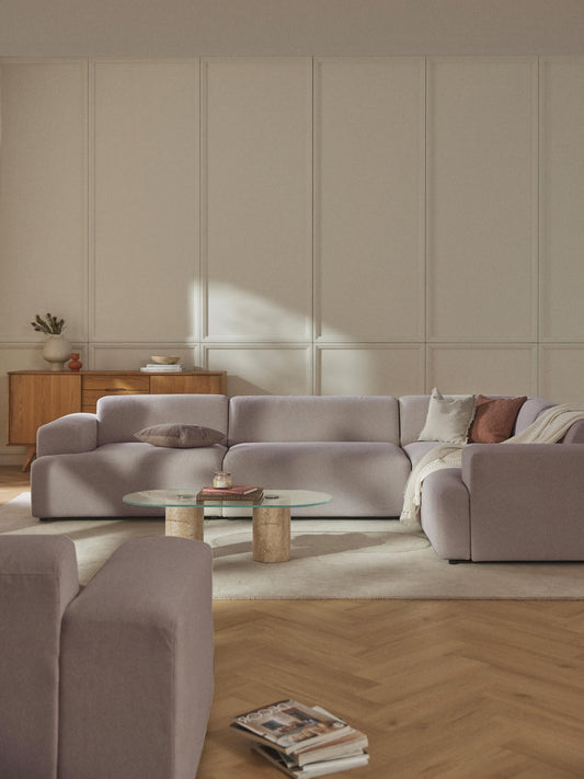 Lux Melva Large Corner Couch (4-Seater)