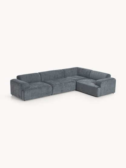 Lux Melva Large Corner Couch (4-Seater)