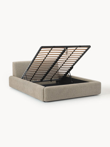 Lux Melva Storage Bed with Upholstery