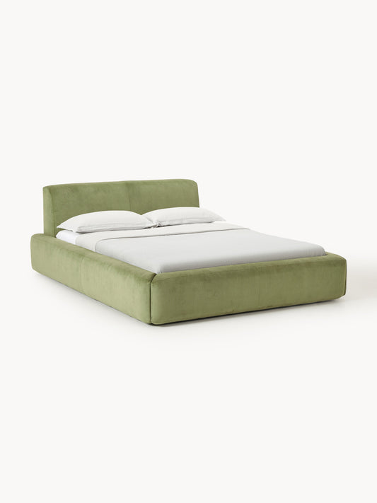 Lux Melva Storage Bed with Upholstery