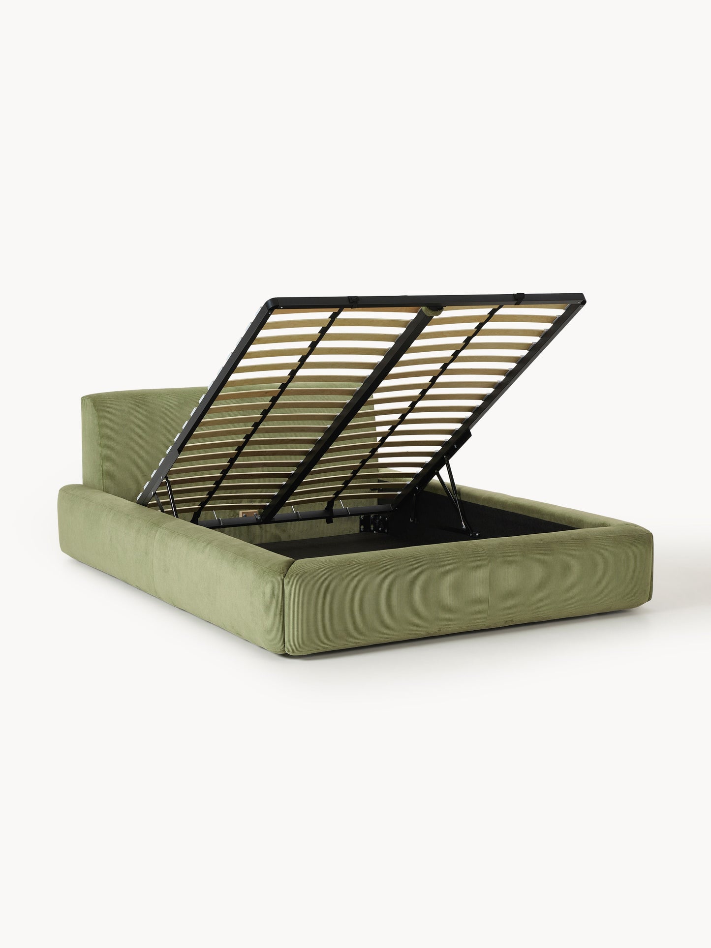 Lux Melva Storage Bed with Upholstery