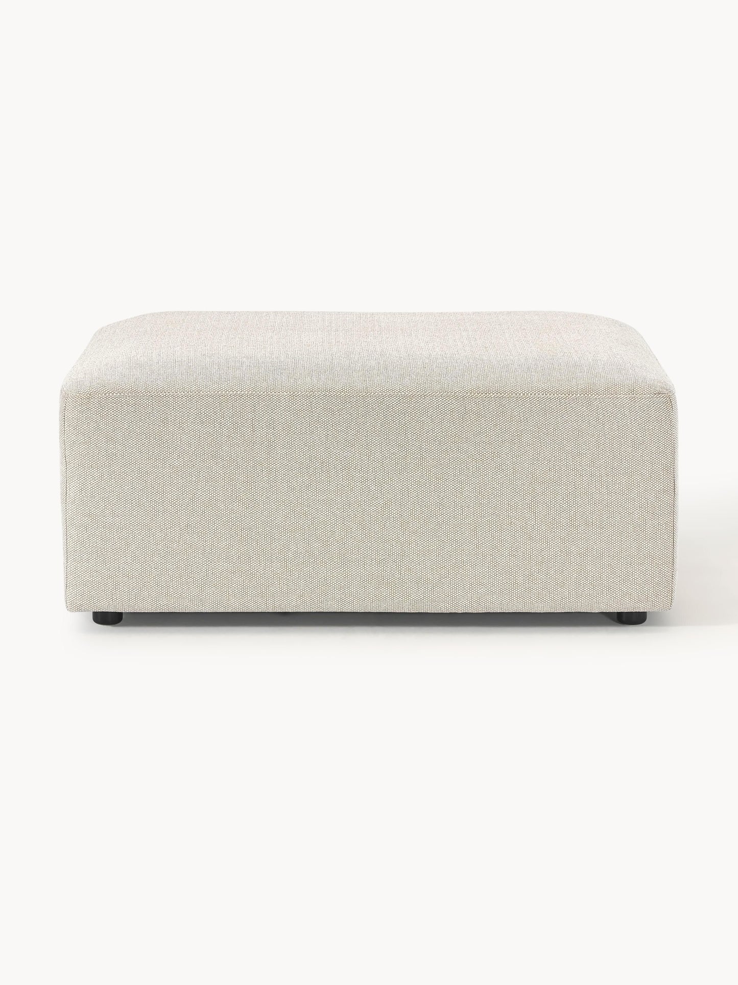 Lux Melva Upholstered Stool, Size W 99 x D 72 cm