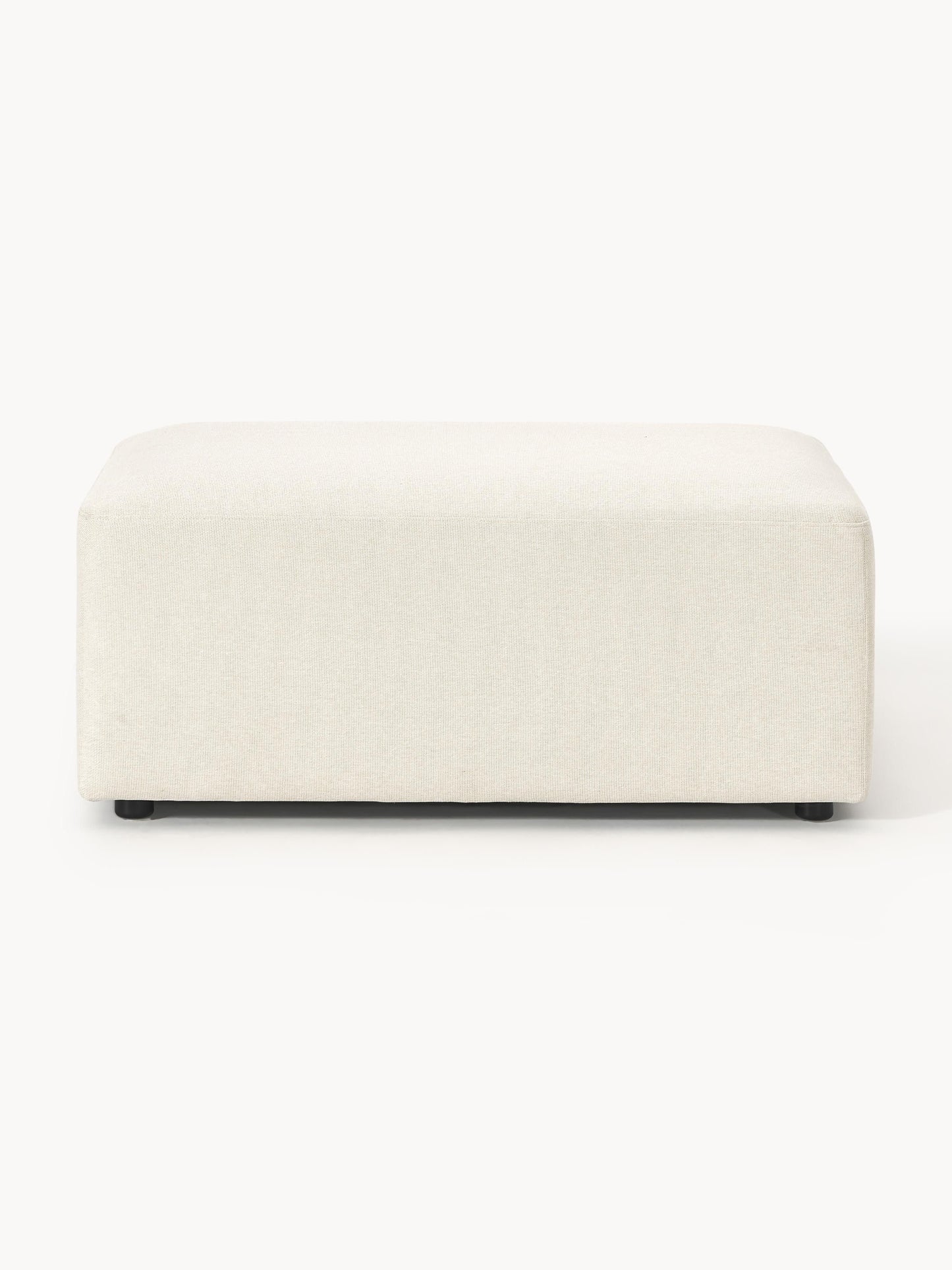 Lux Melva Upholstered Stool, Size W 99 x D 72 cm
