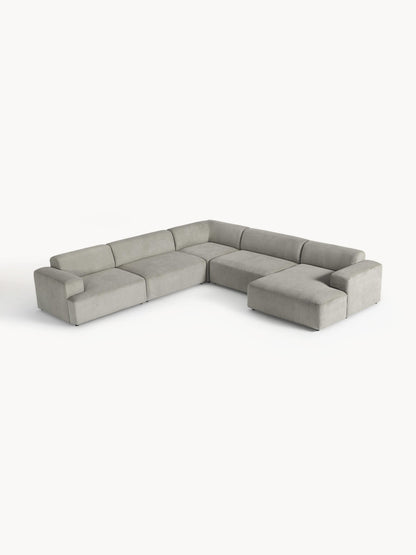 Lux Melva XL Corduroy Corner Couch