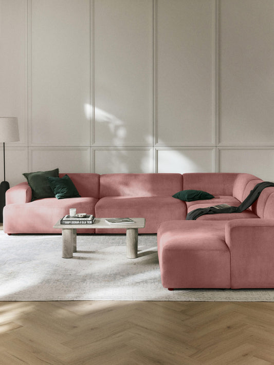 Lux Melva XL Corduroy Corner Couch