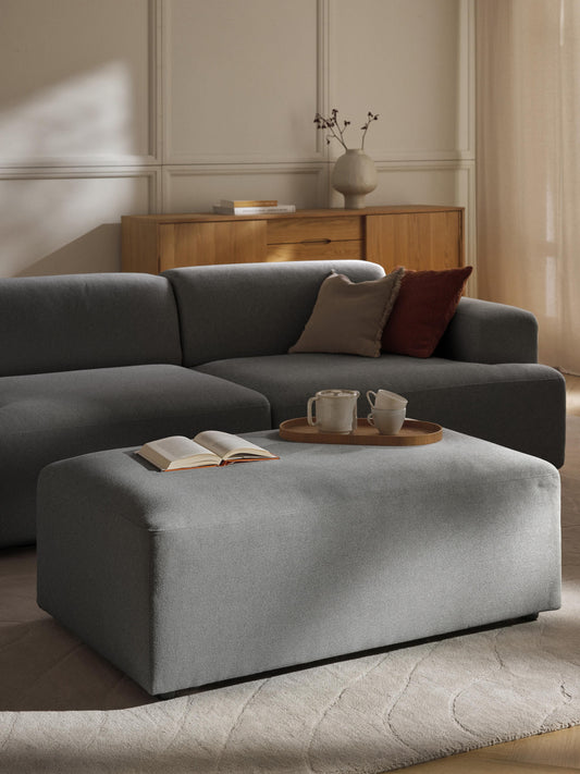 Lux Melva XL Footstool, W 116 x D 72 cm