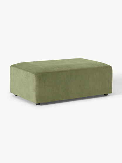 Lux Melva XL Ottoman, Corduroy, W 116 x D 72 cm