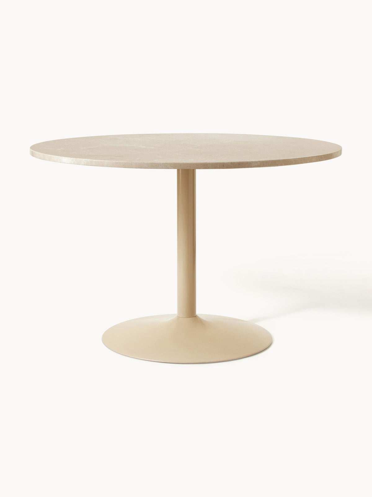 Lux Miley Oval Dining Table, 120 x 90 cm, in Marble