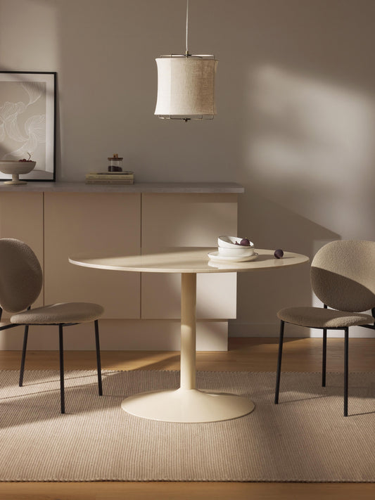Lux Miley Oval Dining Table, 120 x 90 cm, in Marble