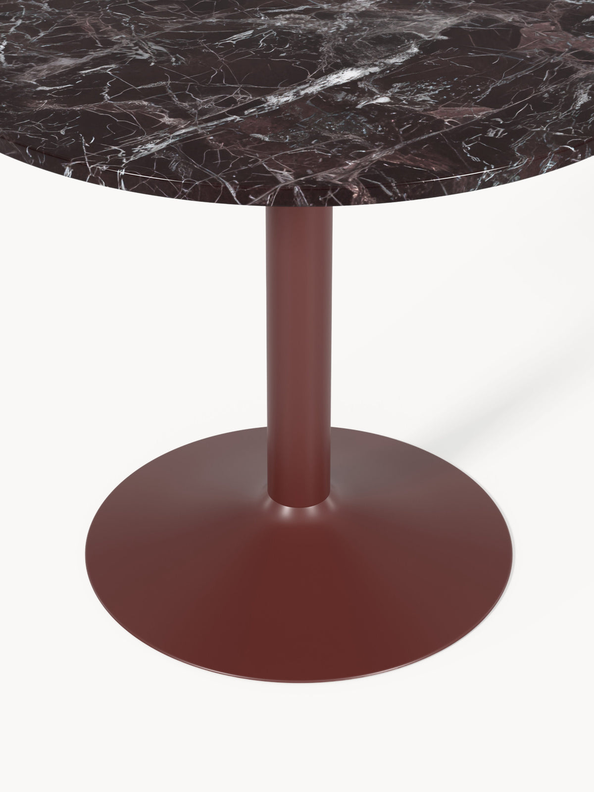 Lux Miley Round Dining Table, Ø 90 cm, in Marble