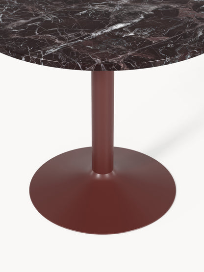 Lux Miley Round Dining Table, Ø 90 cm, in Marble