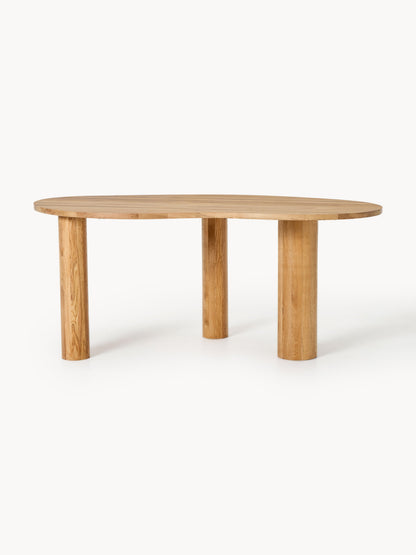 Lux Naruto Organic-Shaped Oak Dining Table, in Various Sizes