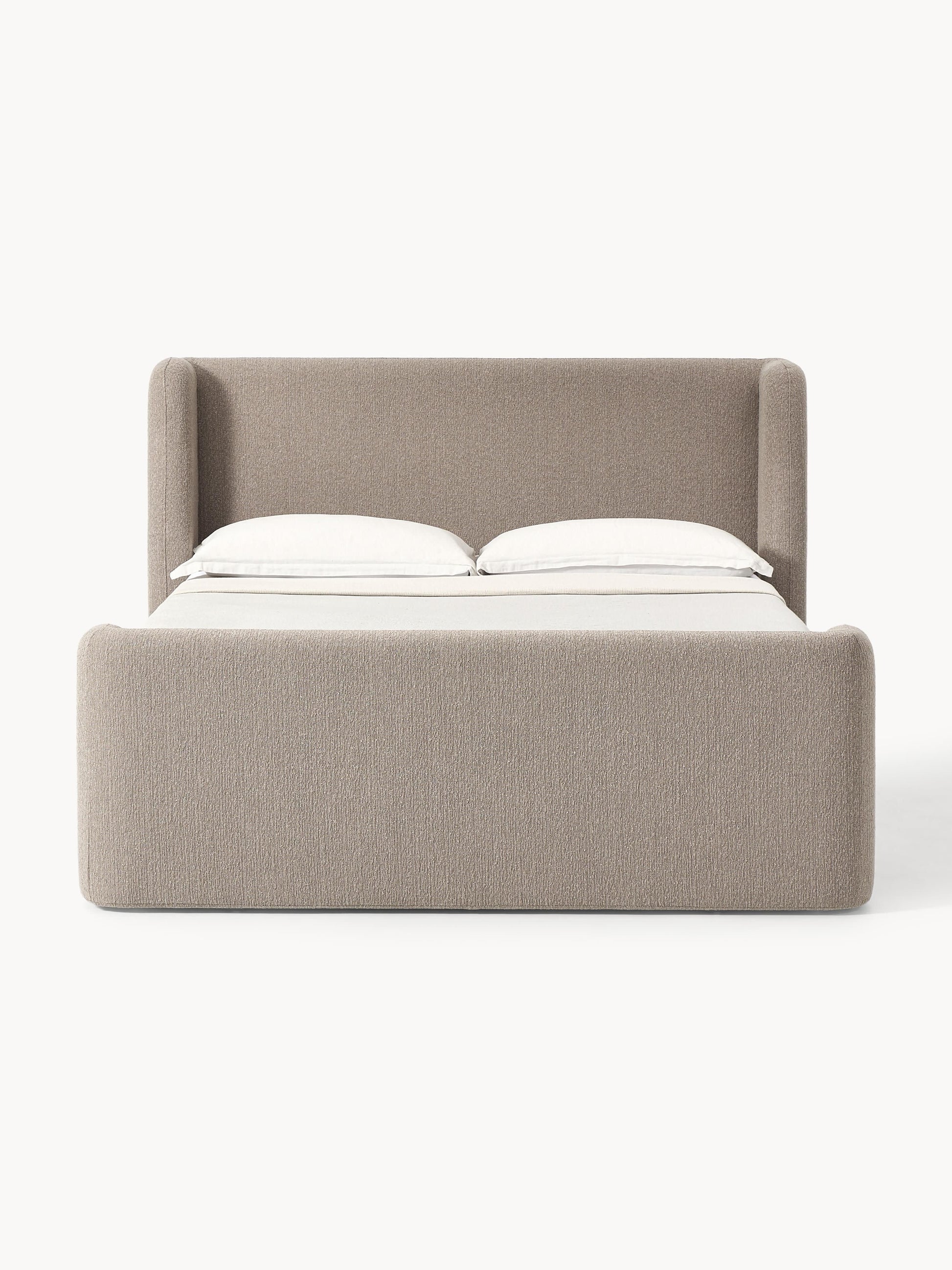 Lux Perla Bouclé Bed with Box Spring