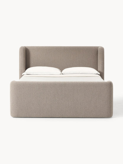 Lux Perla Bouclé Bed with Box Spring