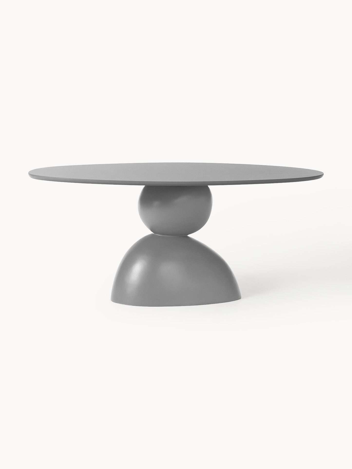 Lux Sahrain Oval Organic-Design Dining Table, 180 x 90 cm